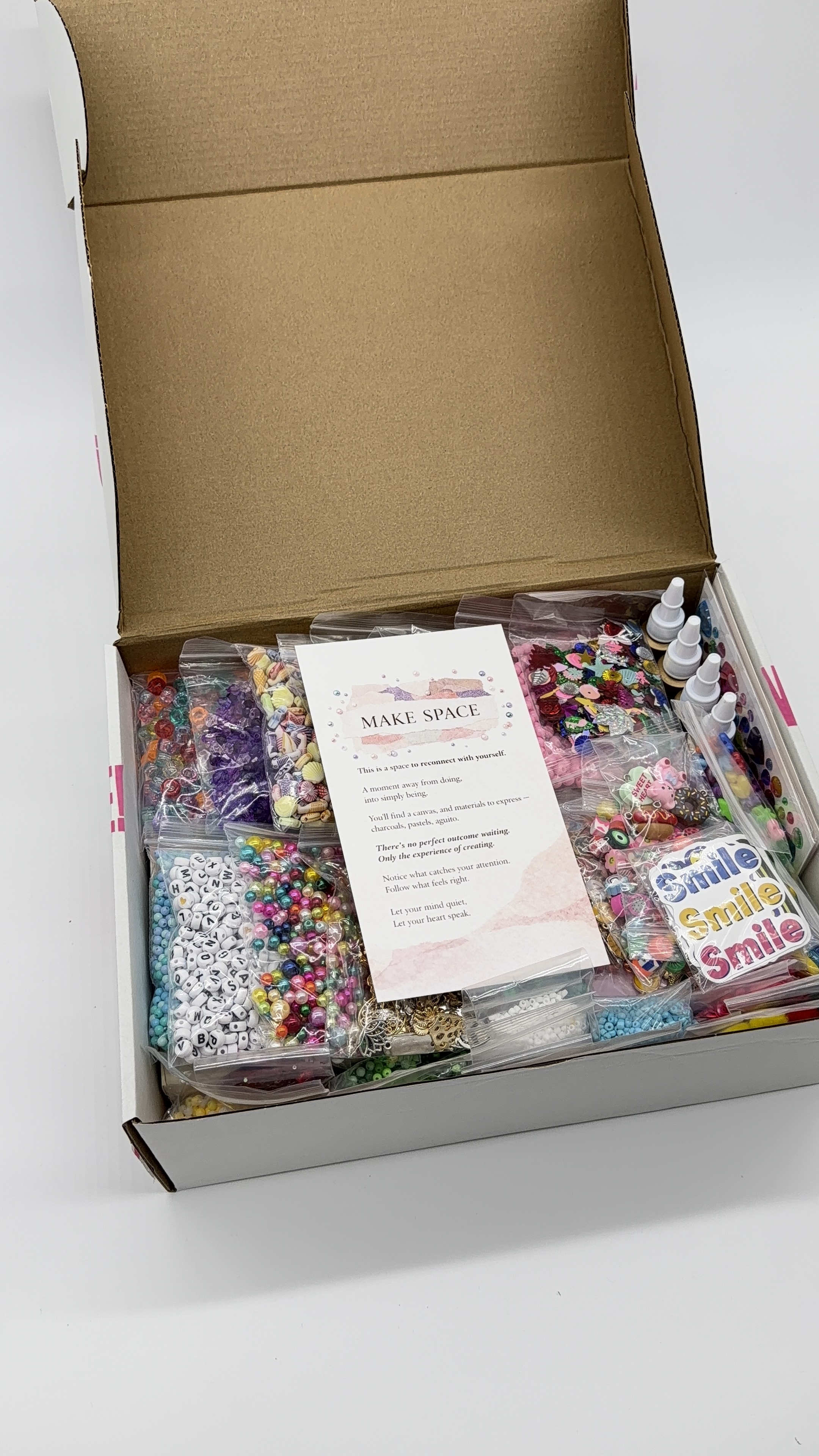 Make Space Solo Kit - complete kit contents in box